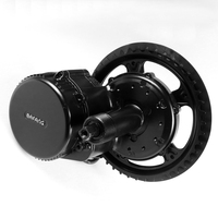 Pour Bafang BBS BBS02 48V 750W Kit de moteur électrique à entraînement central sans balais avec option de batterie Downtube Ebike