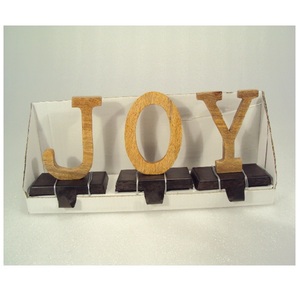 Snow Flake Silver Metal <b>Stocking</b> <b>Holder</b> For Christmas Table Top Decorative - Product Image 4