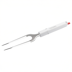 Fourchette de cuisine LILLO STILE en acier inoxydable 0755 chromé poli et blanc (33,5 cm) - Product Image 2