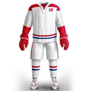 Uniforme de hockey sur glace léger à manches longues, sur mesure, vente en gros, uniforme de hockey sur glace unisexe - Product Image 1