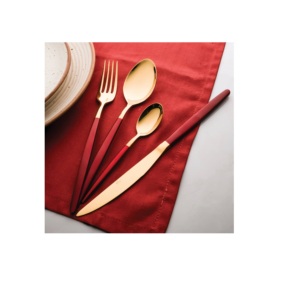 Juego de cubiertos de oficina reutilizables de acero inoxidable portátil con estuche incluye utensilios de cubiertos de paja de metal de la India - Product Image 5