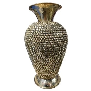 กระถางดอกไม้โลหะทำมือสำหรับตกแต่งบ้านโรงแรมและร้านอาหารตกแต่งโต๊ะกลางแจกันดอกไม้ - Product Image 1