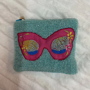 Sac fourre-tout fait à la main de style bohème perle de rocaille Logo personnalisé brodé perlé pochette à monnaie à la mode femmes tailles pour les promotions - Product Image 1