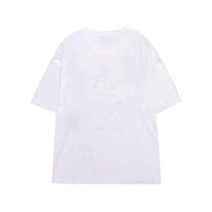 T-shirts pour femmes, coton uni, pour impression personnalisée, manches courtes, respirant, col rond, t-shirt pour femmes - Product Image 2