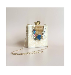 Mariage d'été de style vintage Pochettes en résine Design personnalisé avec design de paon vente chaude - Product Image 3