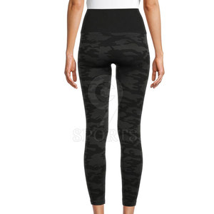 กางเกงเลกกิ้งสไตล์แฟชั่นเอวปานกลางของผู้หญิงกางเกงลายพื้นขายส่งจากปากีสถาน - Product Image 4