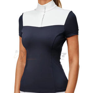 Tops de equitación para mujer de primera calidad con un diseño elegante y cómodo de larga duración y tela transpirable para uso en espectáculos y entrenamientos - Product Image 1