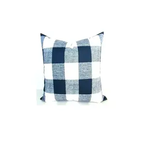 新款上市高品质几何图案棉垫套手工定制设计枕套