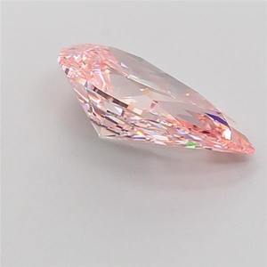 Diamante Cultivado en Laboratorio, Corte Pera, 2.50 ct, Rosa Intenso, VVS1, Colgante Personalizado y Otras Joyas de Diamantes - Product Image 3