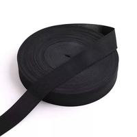 Bande élastique en nylon noir/blanc de 1,5 à 6 cm, épaisseur moyenne, en gros, livraison rapide, caractéristique durable pour les loisirs créatifs