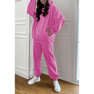 Conjunto de 2 piezas de chándal apilado moderno para mujer de fabricante personalizado OEM cómodo y elegante para estilos de vida activos impreso en invierno - Product Image 5