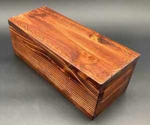 Premium Handcrafted High Quality Handmade Solid Pine <b>Box</b> with <b>Engraved</b> Border <b>Jewelry</b> <b>Box</b> Keepsake <b>Box</b> - Product Image 1