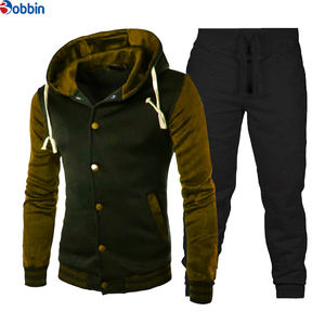 Top Trend New <b>Men's</b> High Quality <b>Velvet</b> Tracksuit Fashionable Varsity <b>Jacket</b> Pant Customized Unisex Blank Sportswear - Product Image 5