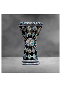 กลองดัร์บูก้า Gawharet El Fan Black Star Sombaty แท้ ขนาด 23 ซม. ประดับมุก - Product Image 6