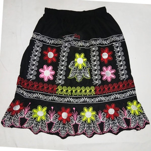 กระโปรงพิมพ์ลายเกาะแปซิฟิกใหม่กระโปรงปักลายดอกไม้ไมโครนีเซียฮาวาย - Product Image 5