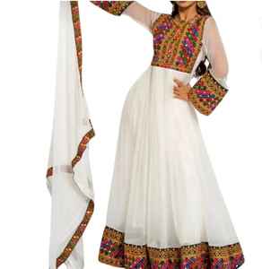 Broderie traditionnelle robes afghanes pour femmes longue robe respirant bonne qualité meilleur costume de conception en gros Logo personnalisé - Product Image 5