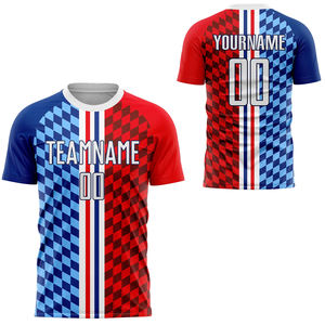 Camiseta de fútbol de poliéster 100% Unisex del proveedor de fábrica directa, diseño clásico para adultos, parte superior transpirable elástica, entrenamiento de fútbol OEM - Product Image 1