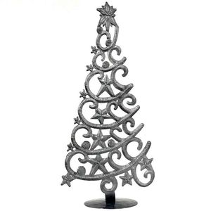 JollyNest Decor Sculpture de Noël Figurine de vacances élégante pour la décoration intérieure festive et les affichages saisonniers - Product Image 5