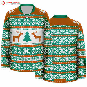 ชุดกีฬาสำหรับผู้ชายชุดเสื้อซ้อมฮ็อกกี้น้ำแข็งออกแบบได้เอง - Product Image 6