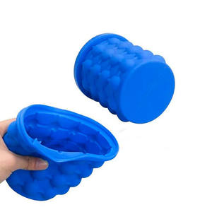 Molde para cubitos de hielo Myrva, cilíndrico, de silicona, apto para alimentos, resistente al congelador, capacidad de 120 ml, para uso en bares y vinos - Product Image 5