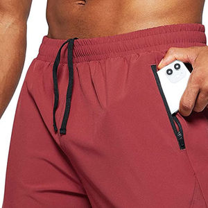 Pantalones cortos transpirables de gimnasio para hombre más vendidos en ajuste cómodo Pantalones cortos de gimnasio de la mejor calidad con cintura elástica - Product Image 5