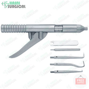 Pistolet dentaire automatique orthodontique pour enlever les couronnes, ensemble complet, pistolet pour enlever les ponts et couronnes, approuvé CE en acier inoxydable - Product Image 5