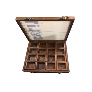 Natural Bamboo Wooden Spice <b>Box</b> Pine Wood Storage Item New Design Wedding Home Decorative Item Hot Sale Best Quality Top Product - Product Image 1