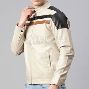 Veste en cuir enduit pour homme, style tendance, avec logo personnalisable sur le devant, veste d'hiver de haute qualité - Vente en gros, best-seller - Product Image 2