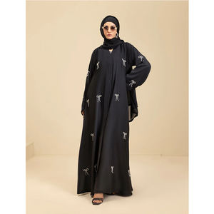 Meilleure qualité vêtements musulmans Abaya pour les femmes 2025 nouveau élégant personnalisé taille et couleurs Abaya pour les femmes dans le meilleur tissu - Product Image 3