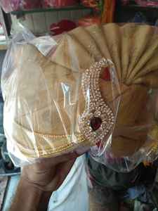 Turban indien Pagri pour mariage, Safa Royal Maharaja Turban, accessoires pour homme pour le marié - Product Image 3