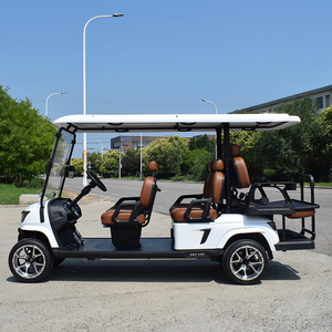 Vente en gros de voiturettes de golf électriques utilitaires européennes, voiturettes de golf 6 places, buggy de golf de luxe - Product Image 6