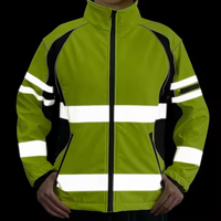 Venta al por mayor de alta visibilidad de seguridad de trabajo chaqueta reflectante de construcción impermeable Oxford chaqueta de seguridad LOGO personalizado