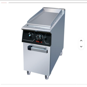 Best Quality ERQP900S Commercial Gas Electric <b>Griddle</b> 304 Stainless Steel BBQ Counter <b>Flat</b> Grooved <b>Top</b> Cabinet Outdoor Kitchen - Product Image 1