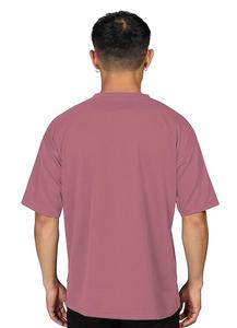 Camiseta de color sólido de peso pesado personalizada de talla grande para hombre 100% algodón en blanco liso hombro caído cuello redondo Camiseta de gran tamaño transpirable - Product Image 4