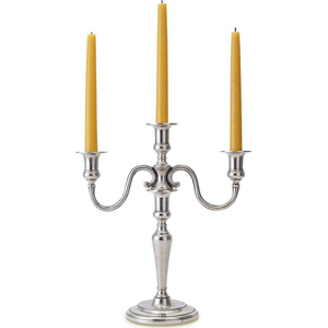 Shiny Silver Finished Metal 3 Arm <b>Candelabra</b> Candle Stand Tabletop Decorate Candle Holder Wedding and Parties Event Table Decors - Product Image 3