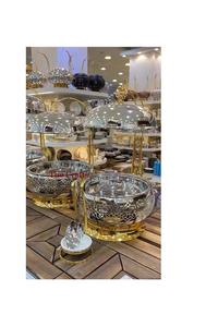 Le chauffe-plats en laiton de conception avantageuse de l'artisanat chauffe-plats de qualité supérieure avec logo personnalisé pour une utilisation à la fête de mariage - Product Image 2