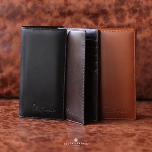 Handcrafted Genuine Cowhide Leather Long <b>Wallet</b> with Full-Length Bill Compartments Multiple Card Slots Design <b>for</b> Men and <b>Women</b> - Product Image 1
