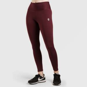 Leggings de course tricotés pour femmes GymArmour couleur bordeaux pour l'entraînement et la salle de sport au Pakistan - Product Image 1