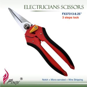 Tijeras de Electricista de Alta Resistencia FINIX de 6.25 Pulgadas, 3 en 1, Multifunción, Pelacables, Crimpadora, Cortadora de Cables, Acero Japonés de Alto Carbono de Primera Calidad - Product Image 5