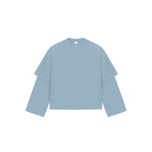 T-shirts double couche haut de gamme pour hommes Tissu durable confortable Look élégant Services d'impression de logo personnalisé Grande taille Respirant - Product Image 5