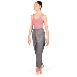 Wholesale Custom Nylon Trousers Solid Color XL Size Winter Warm up Pants Drawstring Closure <b>Summer</b> Silk Fabric Logo <b>Decoration</b> - Product Image 2