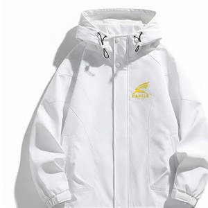 เสื้อแจ็คเก็ตกันลมผู้หญิงดีไซน์ใหม่ บริการผลิตตามสั่ง (OEM) สำหรับฤดูใบไม้ร่วงและฤดูหนาว พร้อมสีและโลโก้ที่ปรับแต่งได้ - Product Image 5