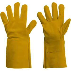 Gants de sécurité en cuir de vachette renforcé Gants de protection de soudage TIG avec caractéristiques ignifuges et anti-coupure Utilisation industrielle - Product Image 2