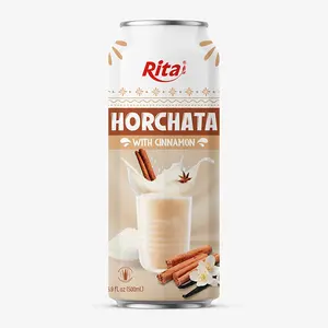 Horchata with Cinnamon Drink 500ml Can RITA Vietnam Exporters and Manufacturers OEM ODM High Quality