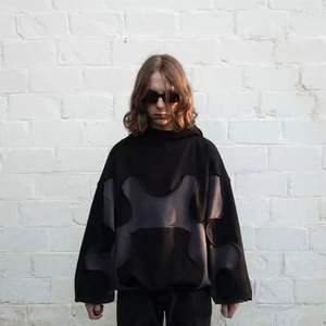 เสื้อฮู้ดผ้าคอตตอน100% สำหรับผู้ชายเสื้อครอปมีฮู้ดปักลายโลโก้ตามสั่ง - Product Image 6