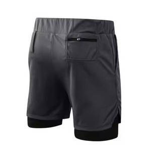 Pantalones Cortos Deportivos para Hombre, de Secado Rápido, Transpirables, para Gimnasio, Correr, con Cordón en la Cintura - Product Image 4