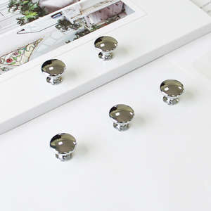 Manija de Perilla Rectangular Moderna de Aleación de Zinc, Herraje para Gabinete Cromado Pulido para Cocina, Comedor, Dormitorio, Sala de Estar, Cajón - Product Image 1