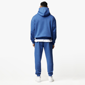 Venta al por mayor de chándal de algodón de gran tamaño personalizado de color sólido con tela sostenible de los hombres de calidad superior Joggers Set con servicio OEM - Product Image 2
