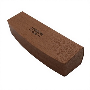 Étui à lunettes en cuir PU texturé de haute qualité avec rabat - Product Image 1