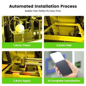 Distributeur automatique de films de protection d'écran pour téléphone portable, écran tactile intelligent AI entièrement automatique, vente en gros directe d'usine - Product Image 4